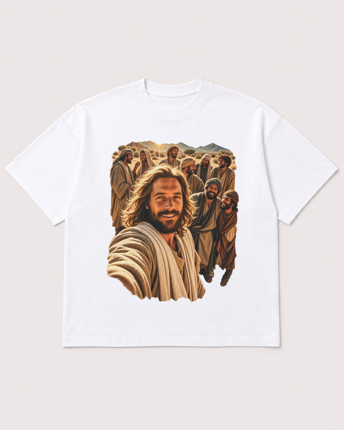 Mockup Boxy Heavyweight Tee White product
