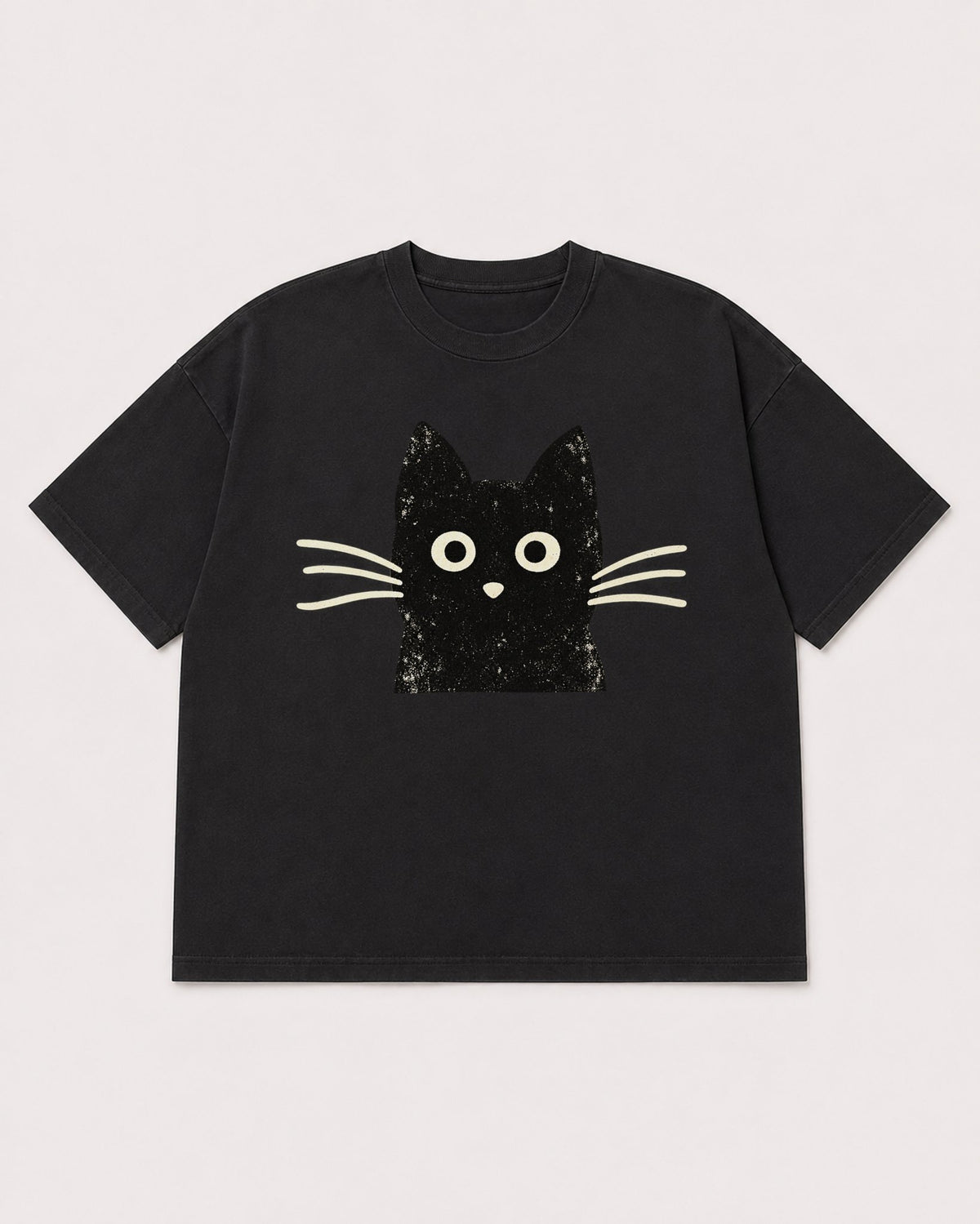 Mockup Boxy Heavyweight Tee Black product