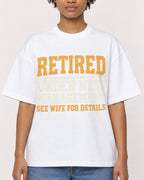 Mockup Boxy Heavyweight Tee White female close-up 35