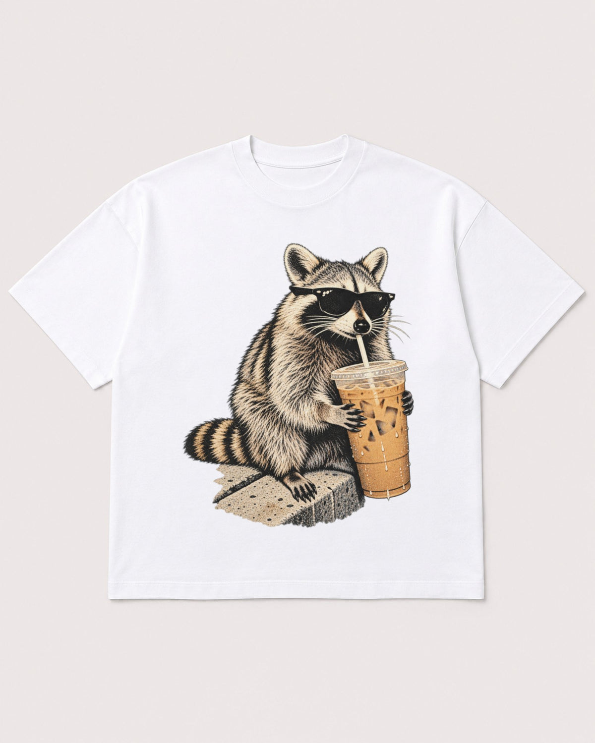 Mockup Boxy Heavyweight Tee White product