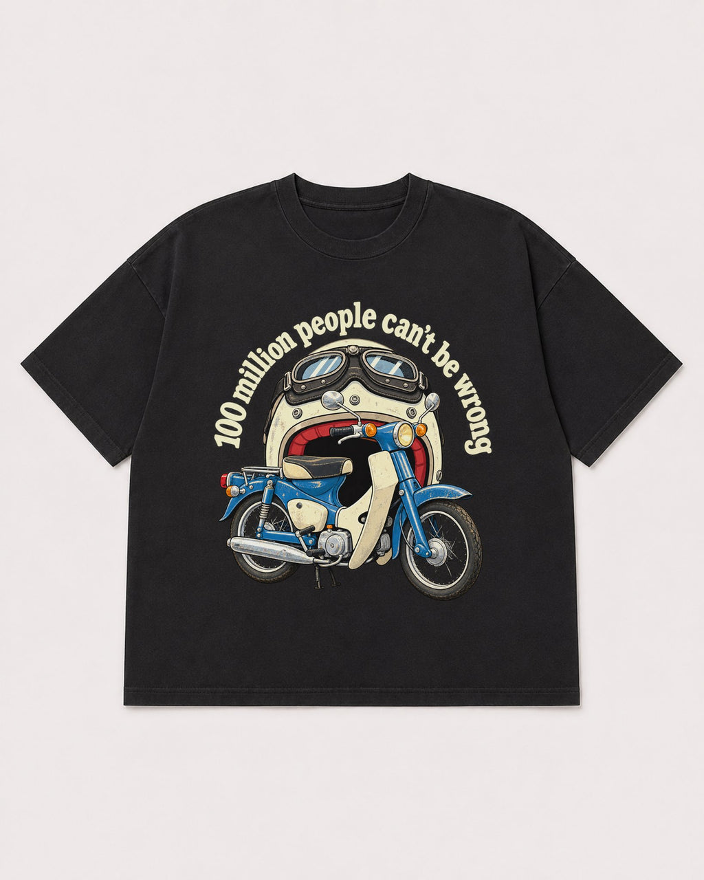 Mockup Boxy Heavyweight Tee Black product