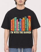 Mockup Boxy Heavyweight Tee Black male close-up 03