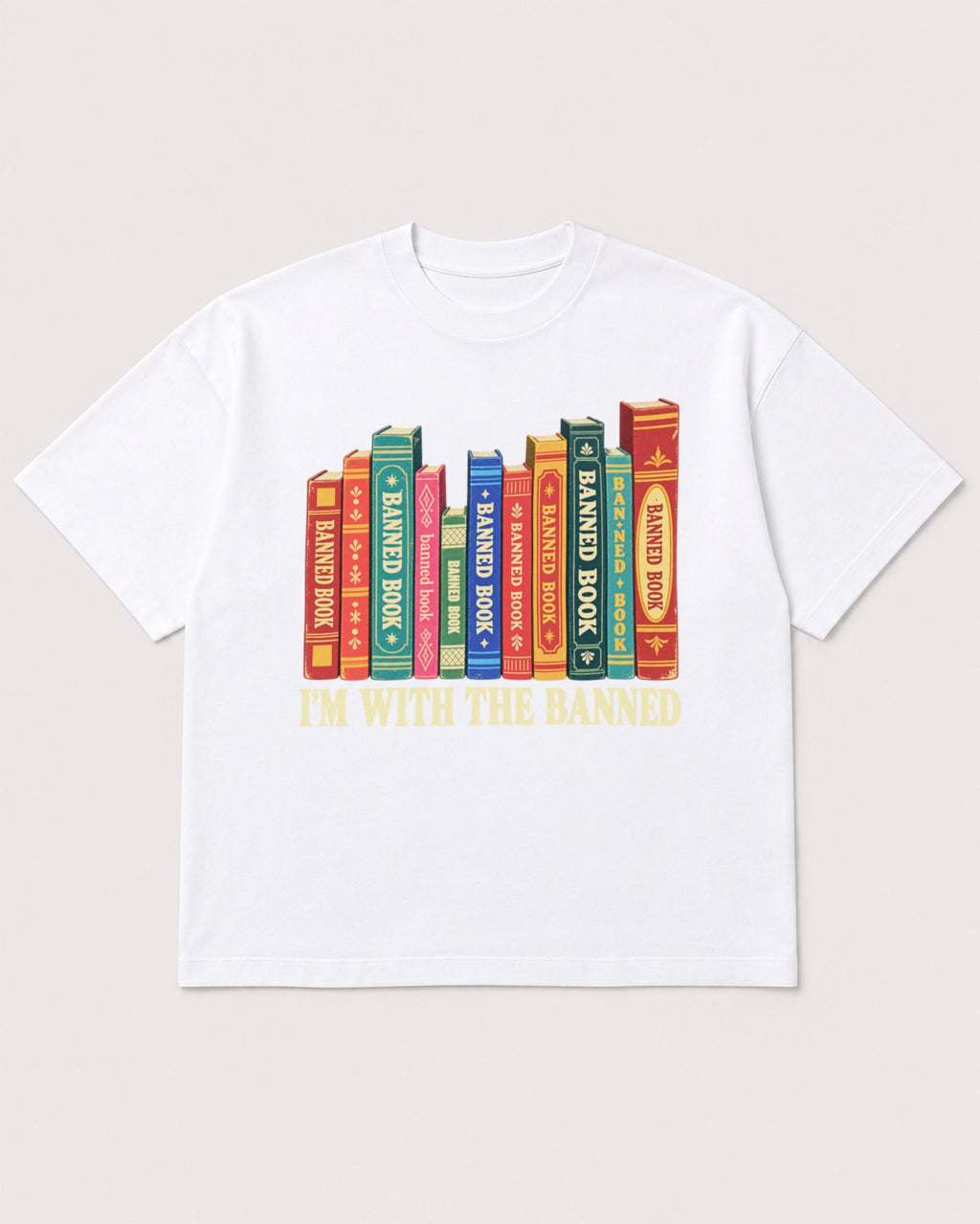 Mockup Boxy Heavyweight Tee White product