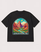 Mockup Boxy Heavyweight Tee Black product