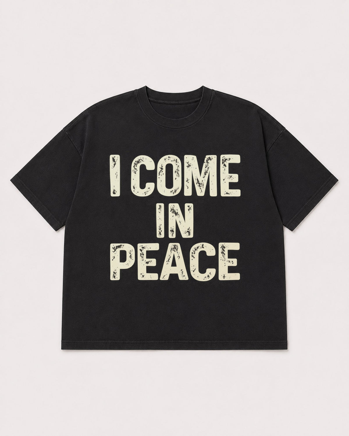 Mockup Boxy Heavyweight Tee Black product