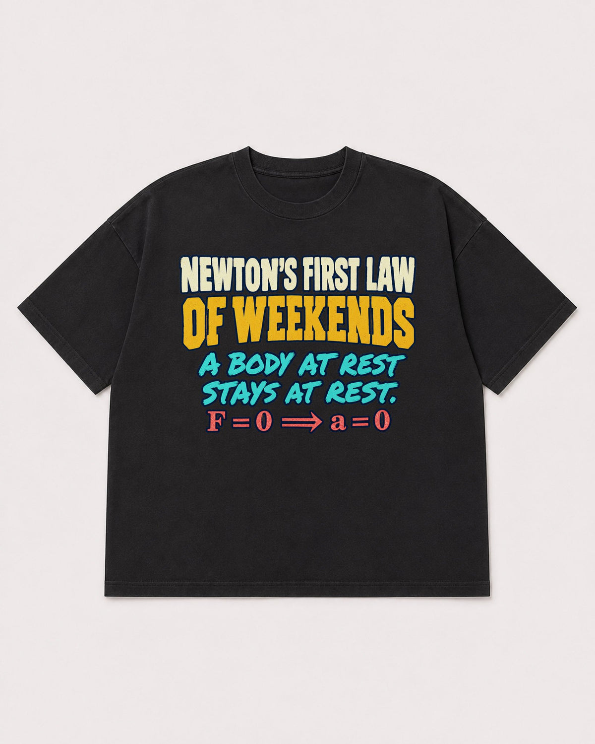 Mockup Boxy Heavyweight Tee Black product
