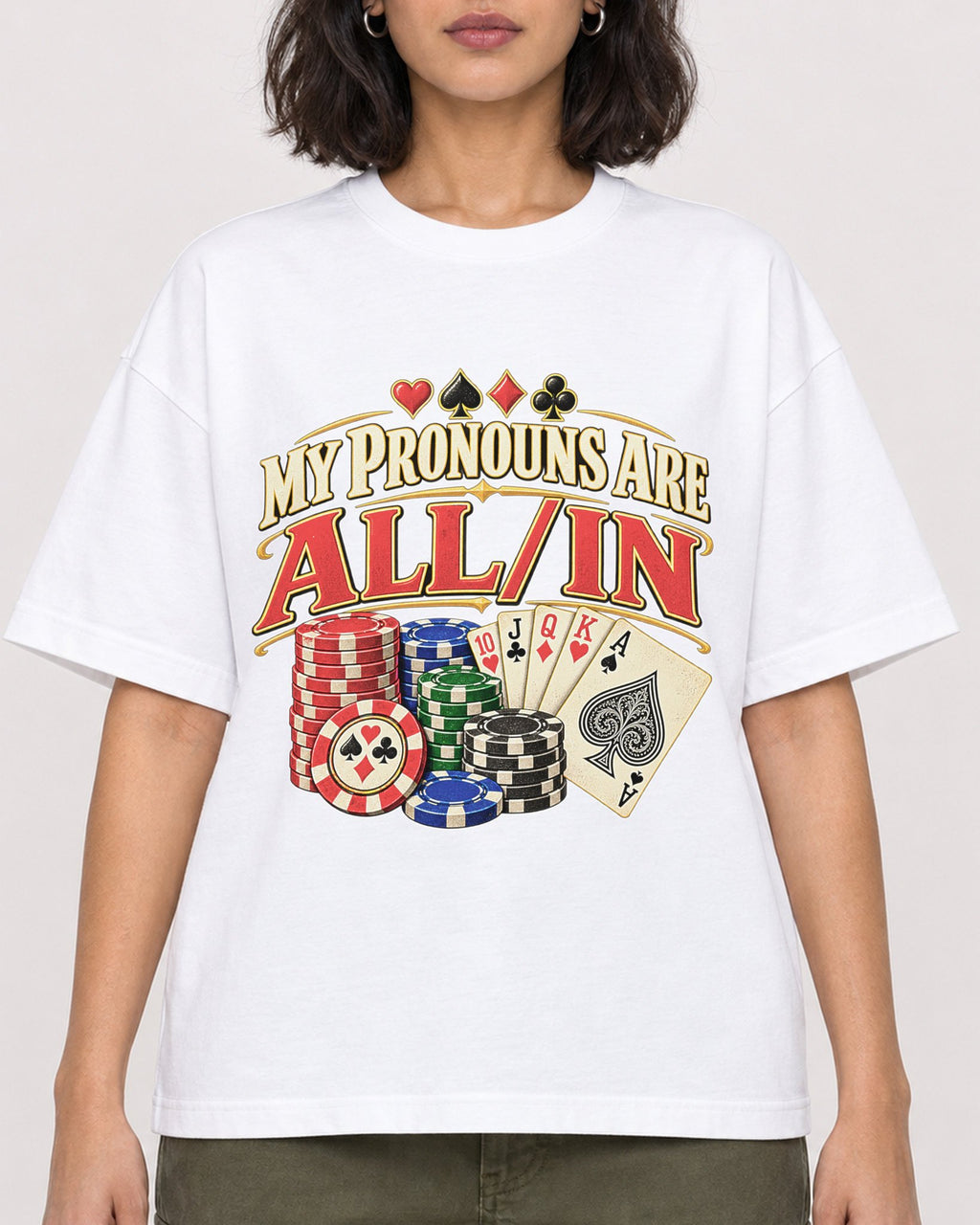 Mockup Boxy Heavyweight Tee White female close-up 37