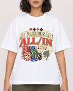 Mockup Boxy Heavyweight Tee White female close-up 37
