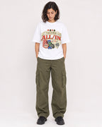 Mockup Boxy Heavyweight Tee White female full-body 37