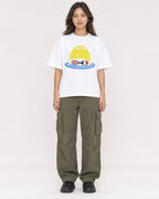 Mockup Boxy Heavyweight Tee White female full-body 02