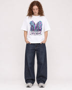 Mockup Boxy Heavyweight Tee White female full-body 09