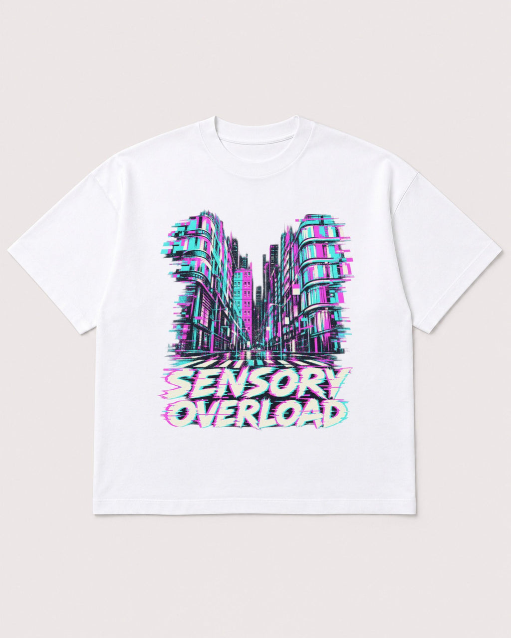 Mockup Boxy Heavyweight Tee White product