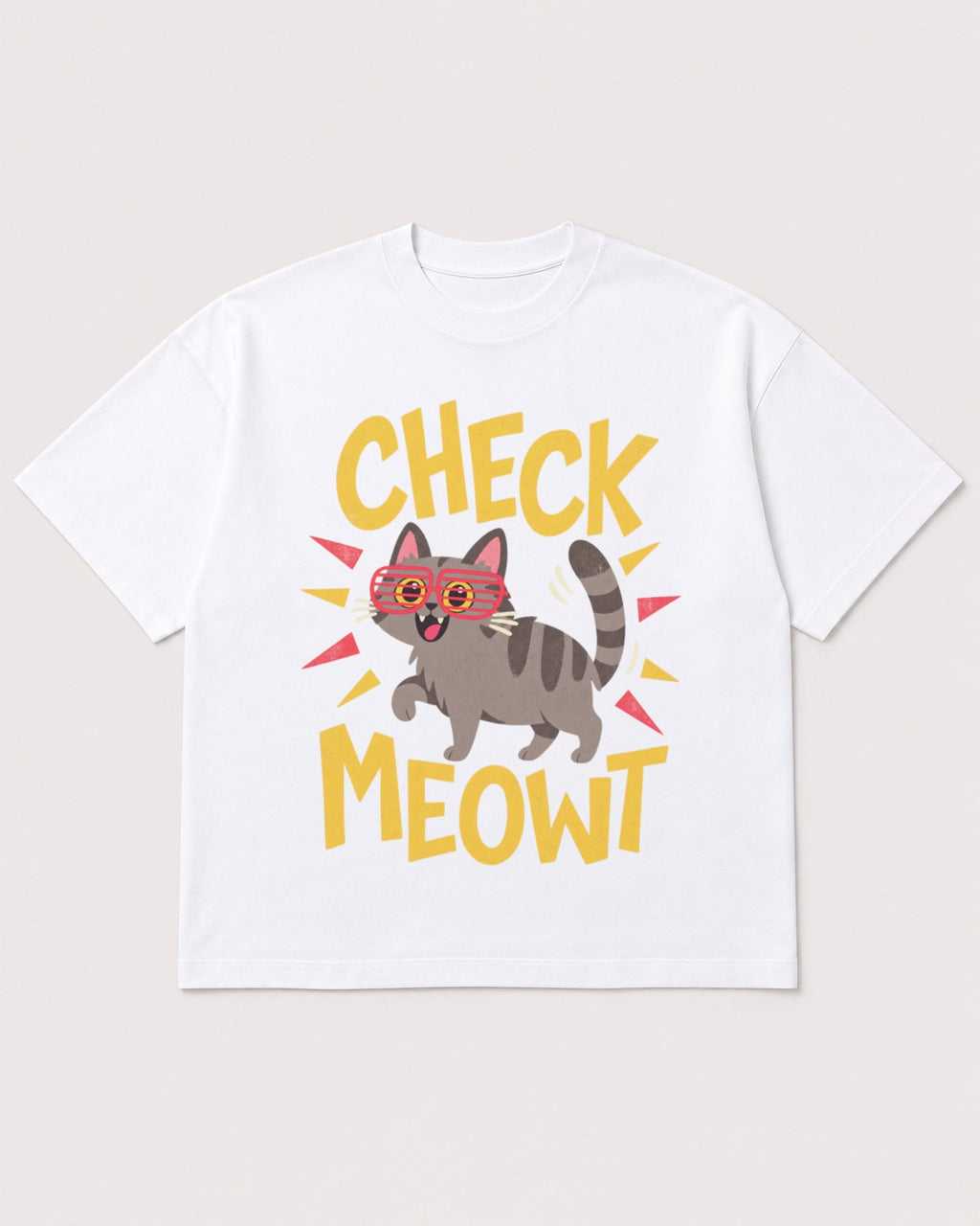 Mockup Boxy Heavyweight Tee White product