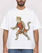 Mockup Boxy Heavyweight Tee White male close-up 07