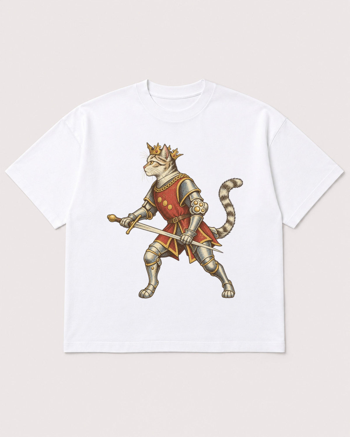 Mockup Boxy Heavyweight Tee White product