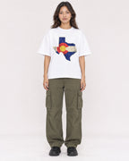 Mockup Boxy Heavyweight Tee White female full-body 02