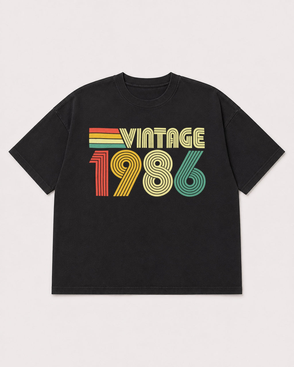 Mockup Boxy Heavyweight Tee Black product