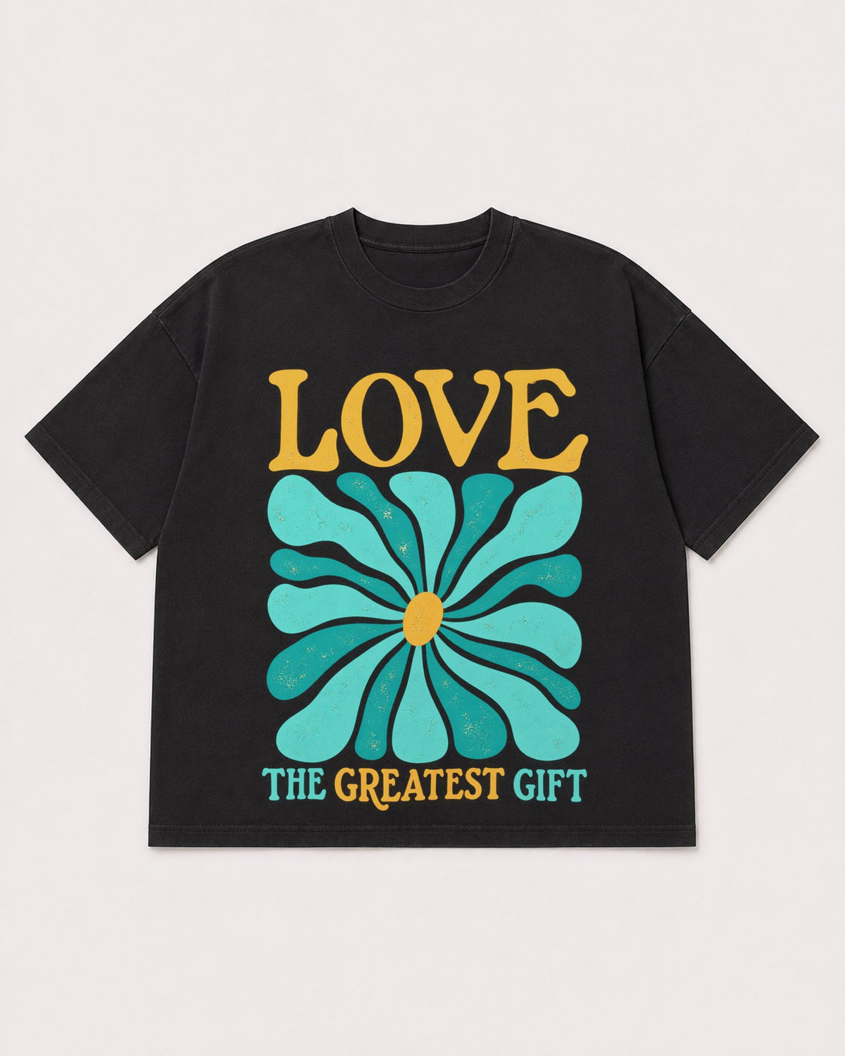 Mockup Boxy Heavyweight Tee Black product