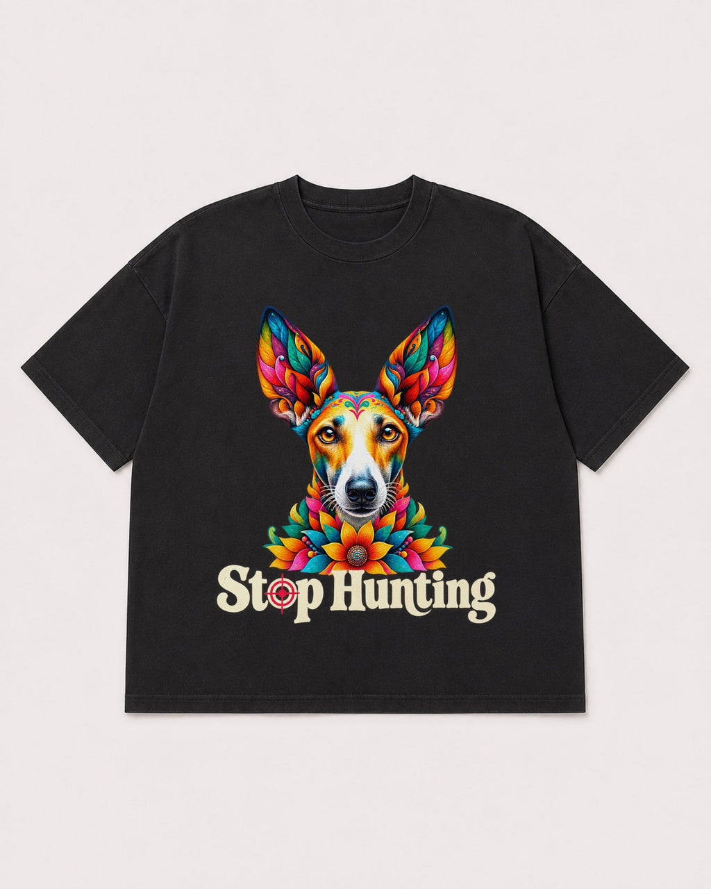 Mockup Boxy Heavyweight Tee Black product