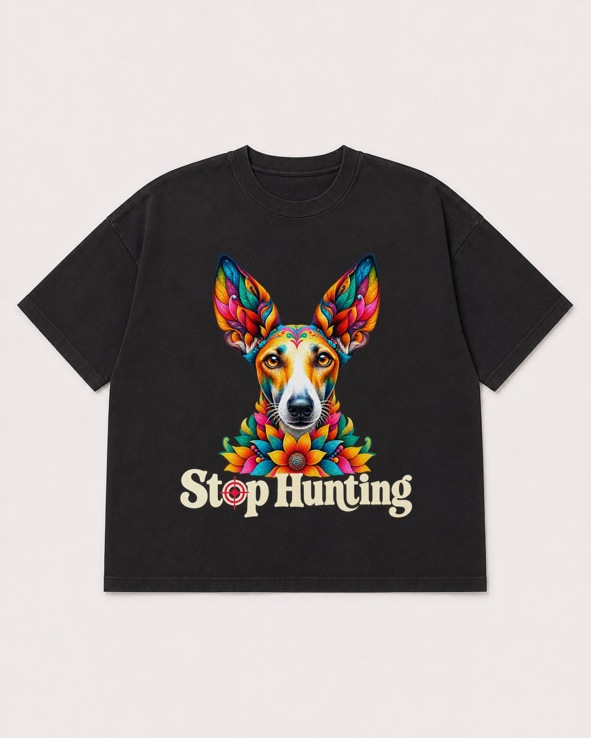 Mockup Boxy Heavyweight Tee Black product