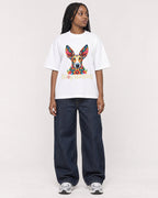 Mockup Boxy Heavyweight Tee White female full-body 04