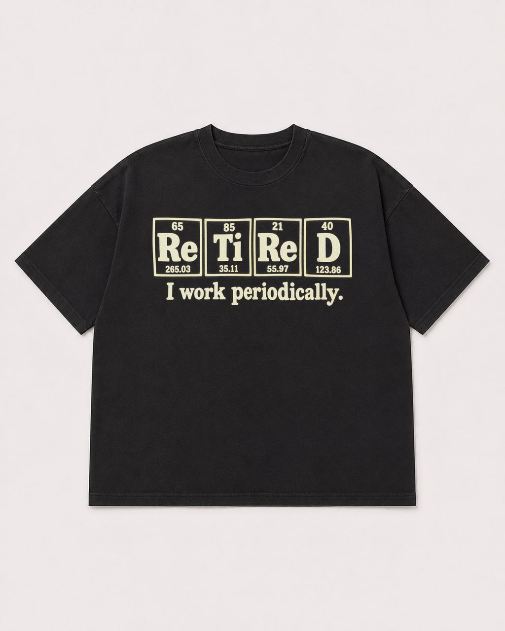 Mockup Boxy Heavyweight Tee Black product