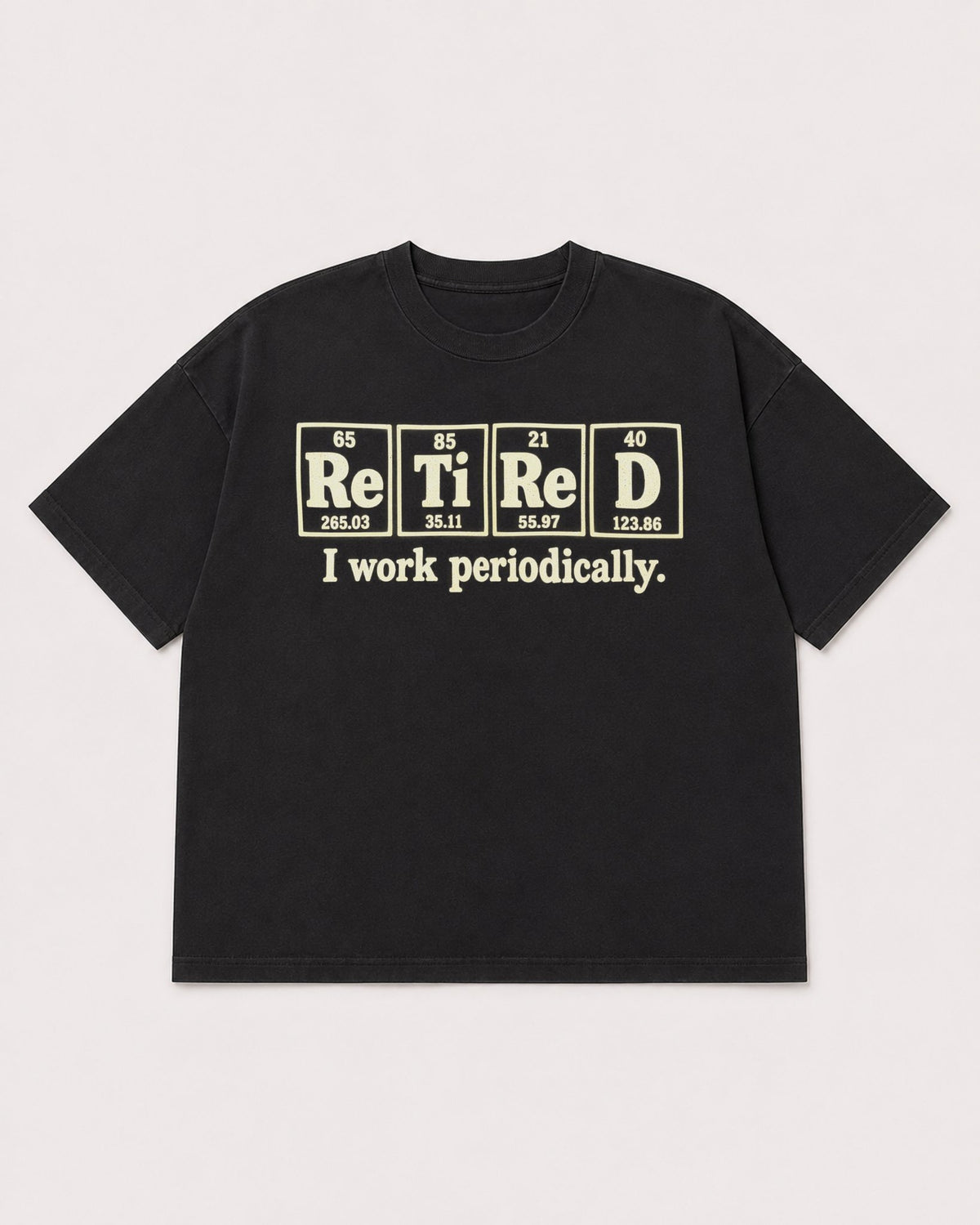 Mockup Boxy Heavyweight Tee Black product