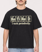 Mockup Boxy Heavyweight Tee Black male close-up 29