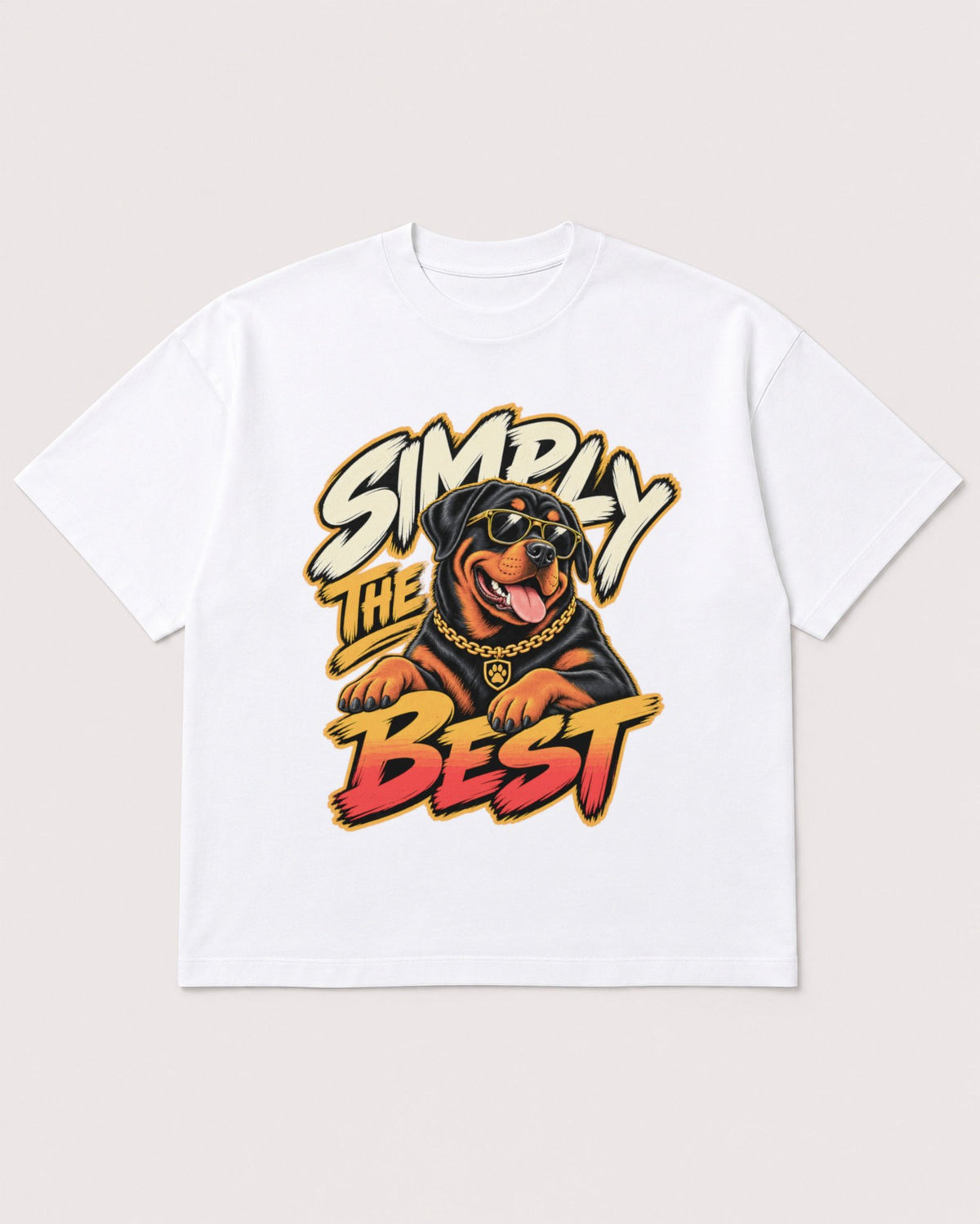 Mockup Boxy Heavyweight Tee White product