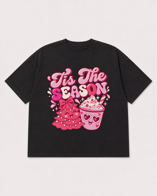 Mockup Boxy Heavyweight Tee Black product