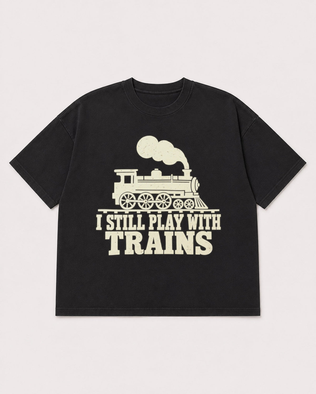Mockup Boxy Heavyweight Tee Black product