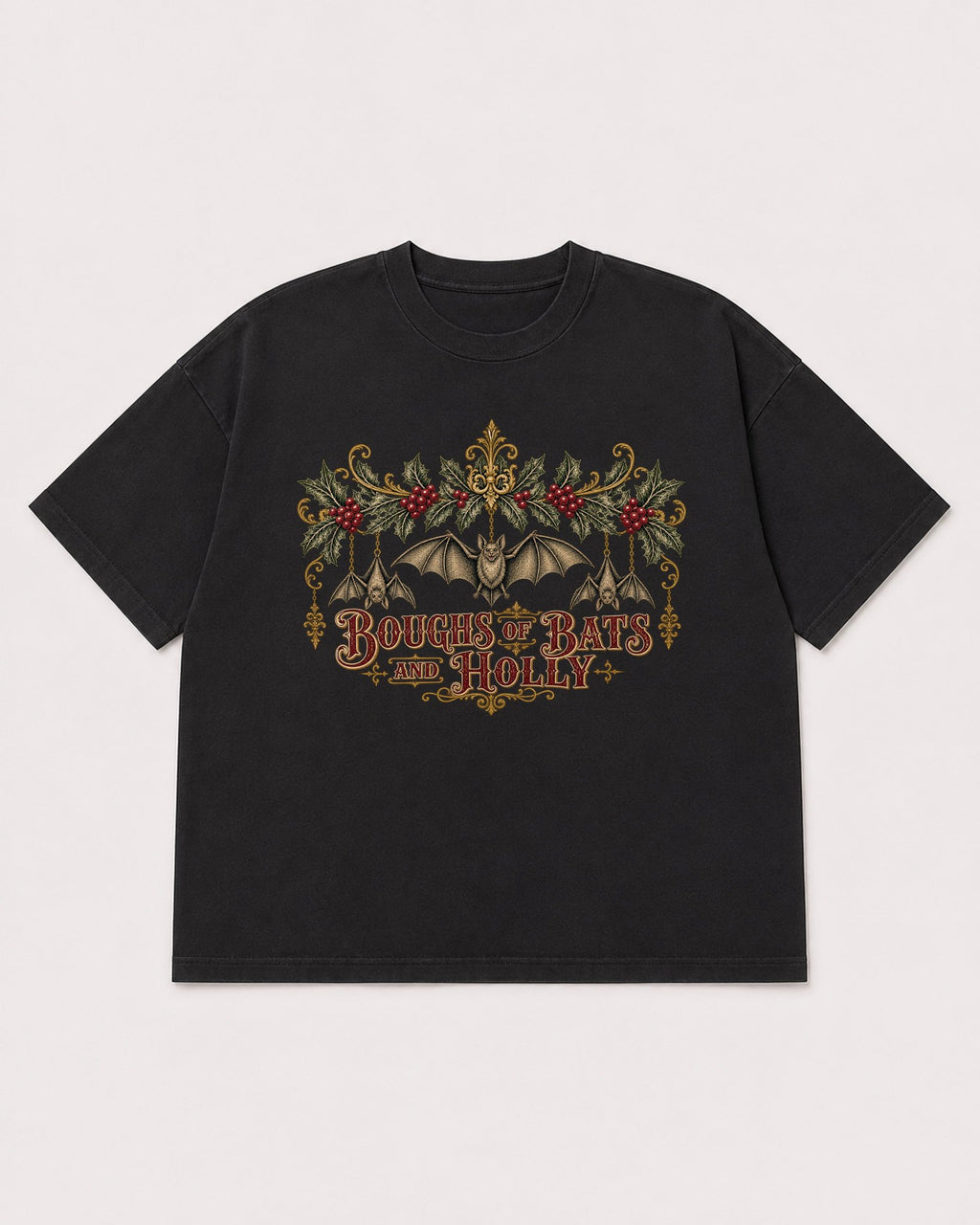 Mockup Boxy Heavyweight Tee Black product