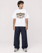 Mockup Boxy Heavyweight Tee White male full-body 06