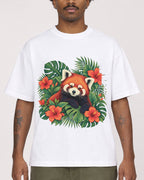 Mockup Boxy Heavyweight Tee White male close-up 24