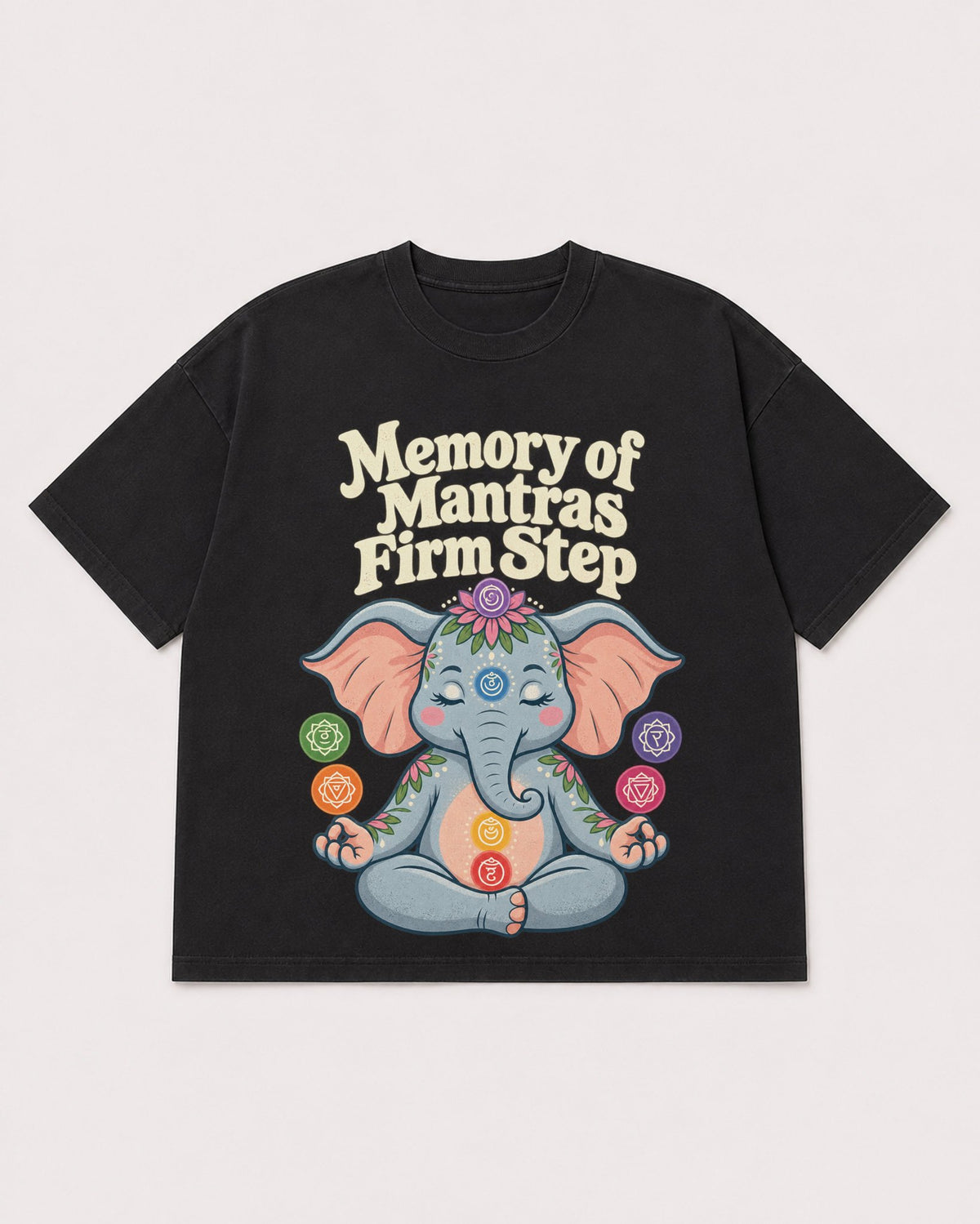 Mockup Boxy Heavyweight Tee Black product