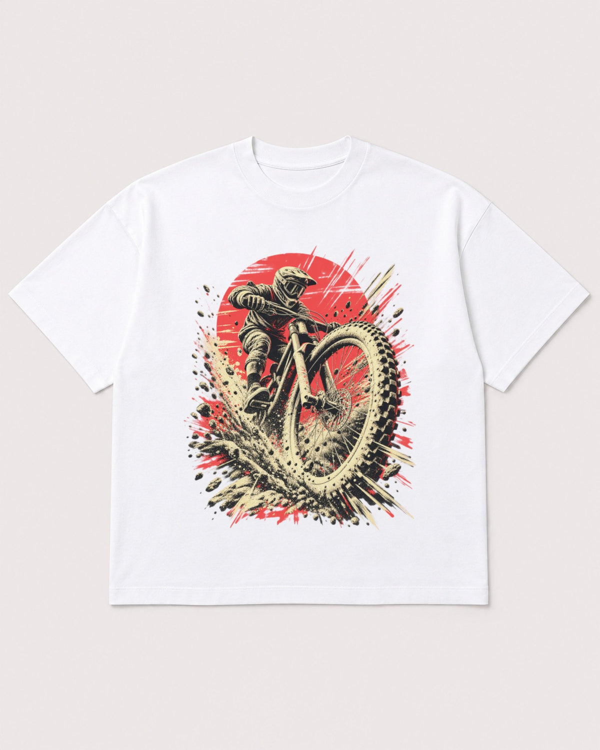 Mockup Boxy Heavyweight Tee White product