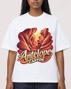 Mockup Boxy Heavyweight Tee White female close-up 04