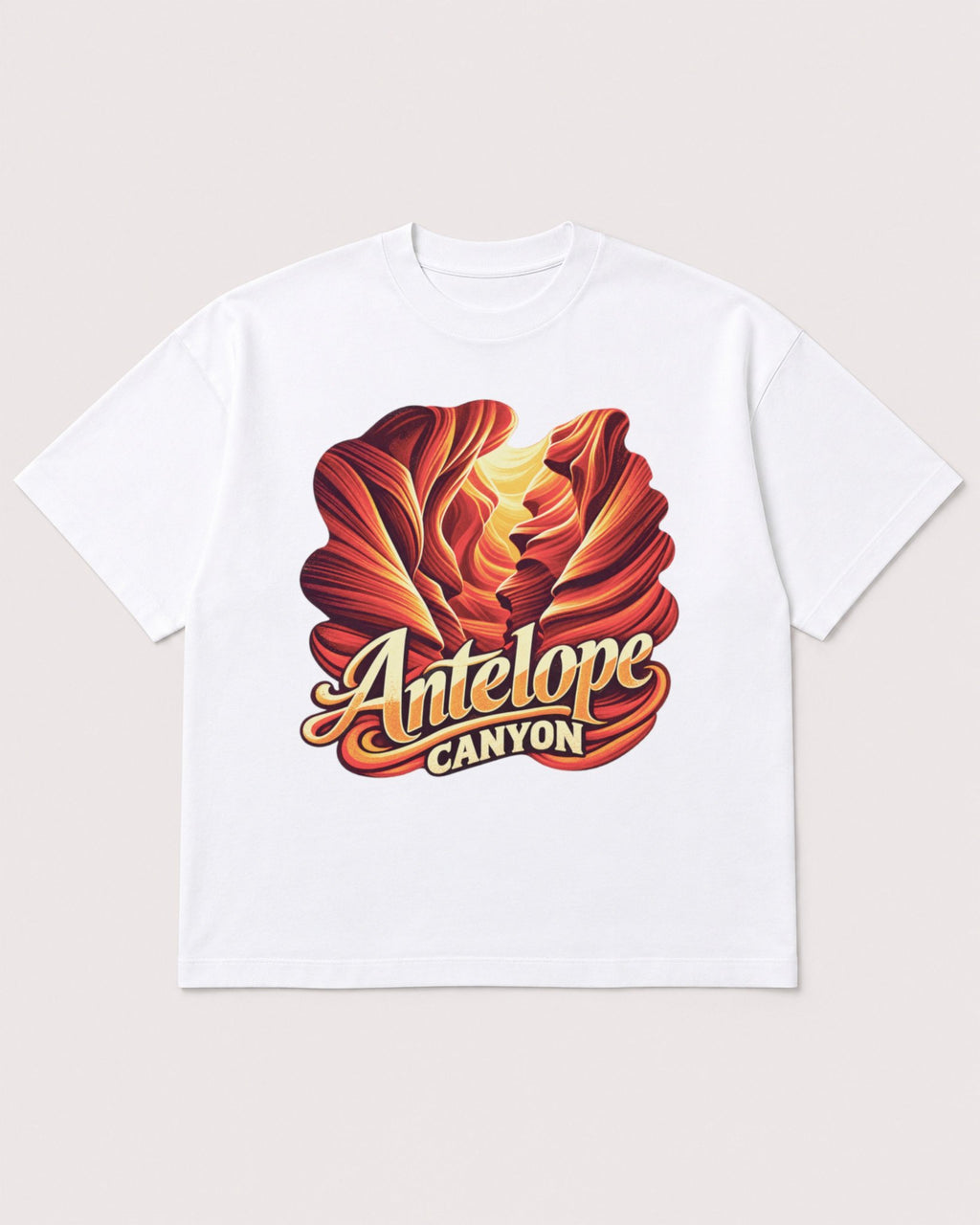 Mockup Boxy Heavyweight Tee White product