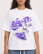 Mockup Boxy Heavyweight Tee White female close-up 06