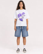 Mockup Boxy Heavyweight Tee White female full-body 06