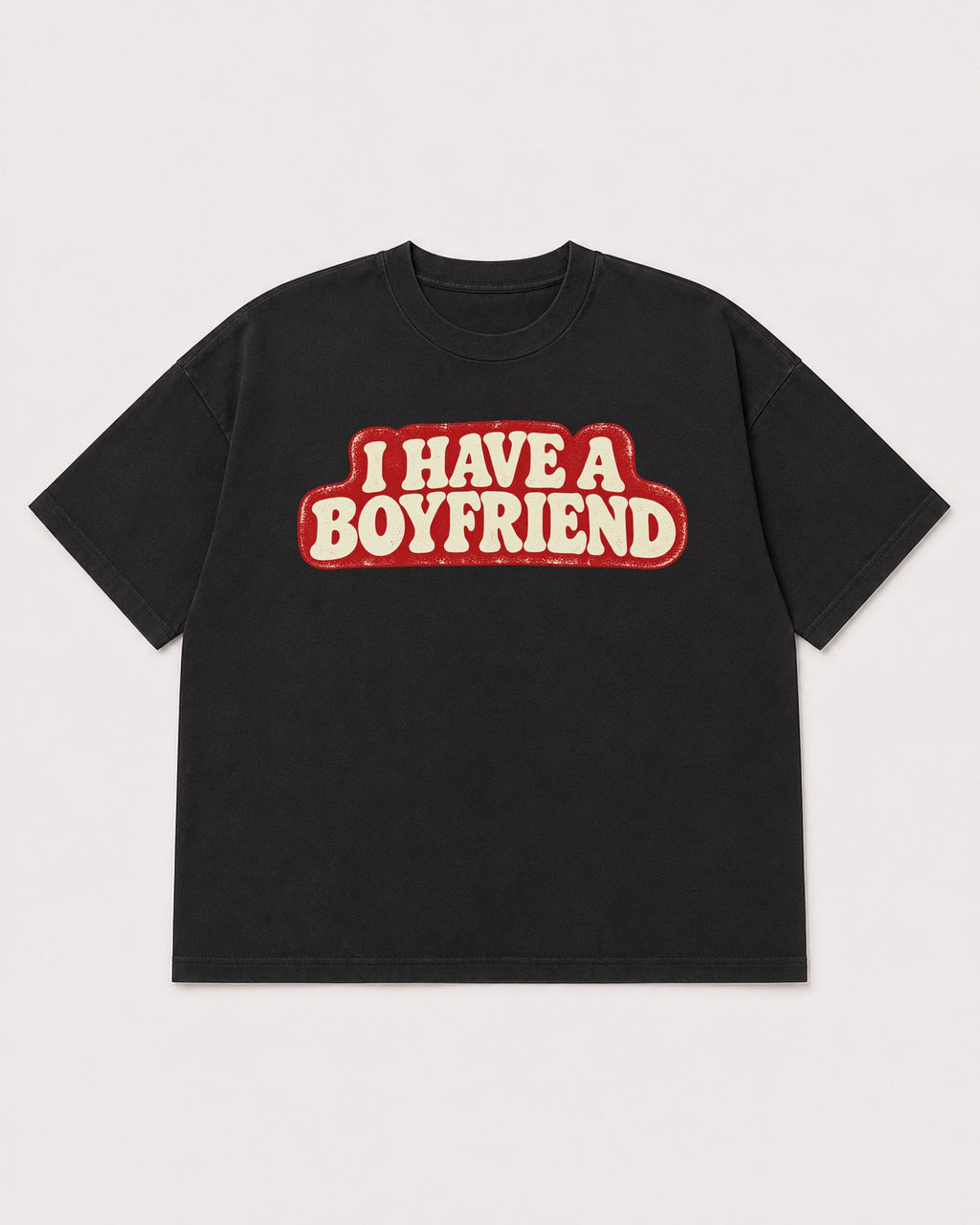Mockup Boxy Heavyweight Tee Black product