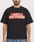 Mockup Boxy Heavyweight Tee Black male close-up 07
