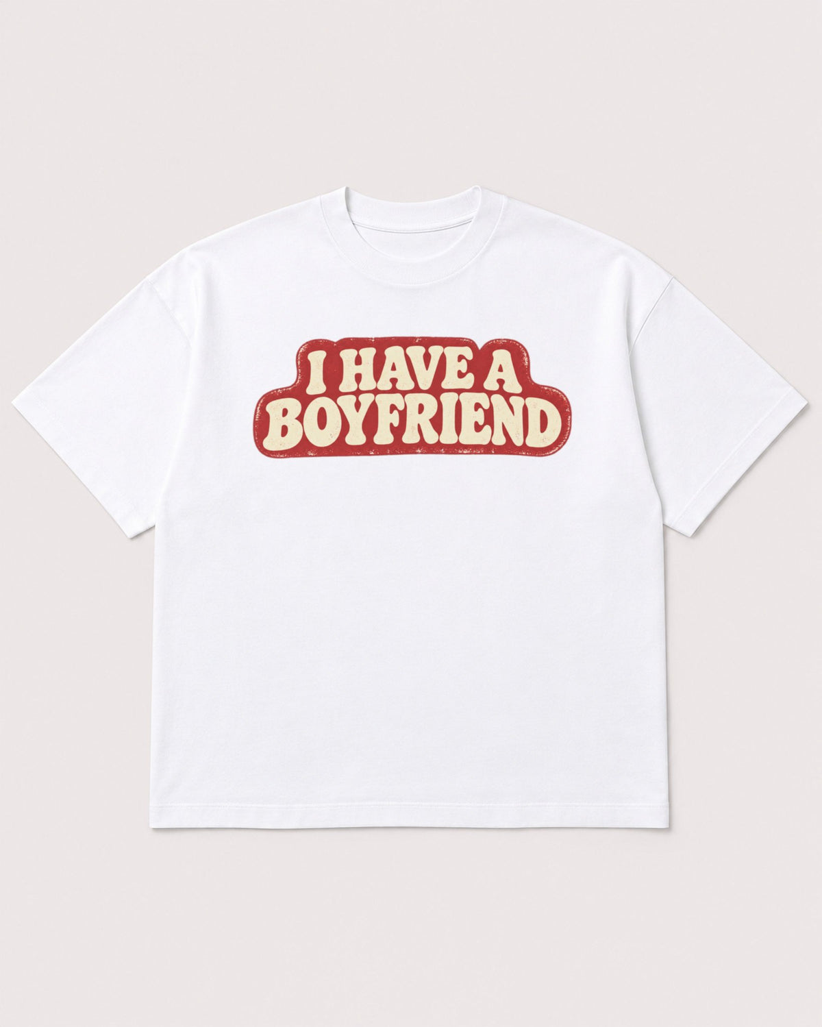 Mockup Boxy Heavyweight Tee White product