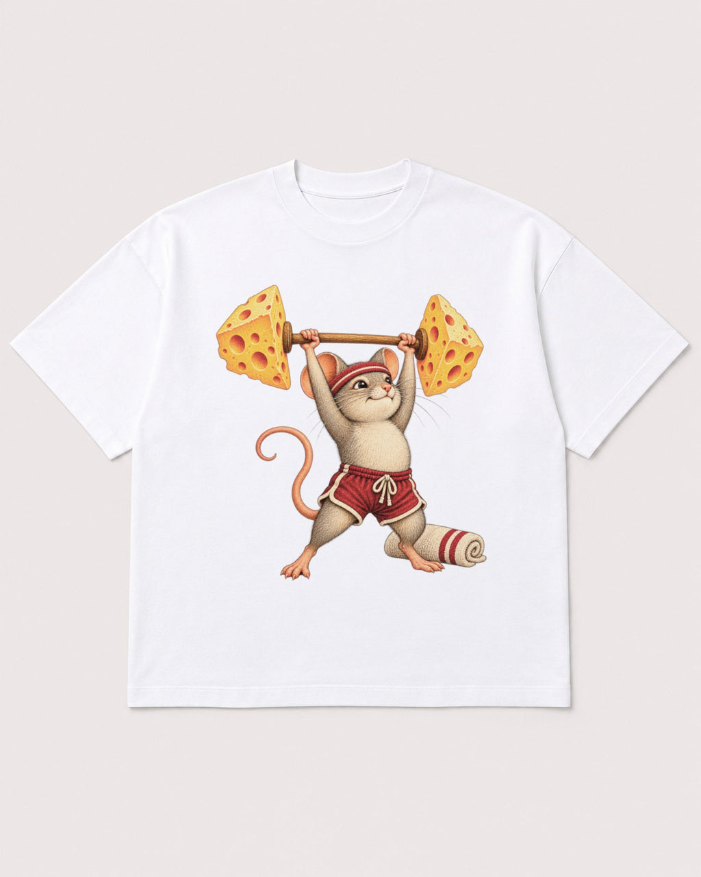 Mockup Boxy Heavyweight Tee White product
