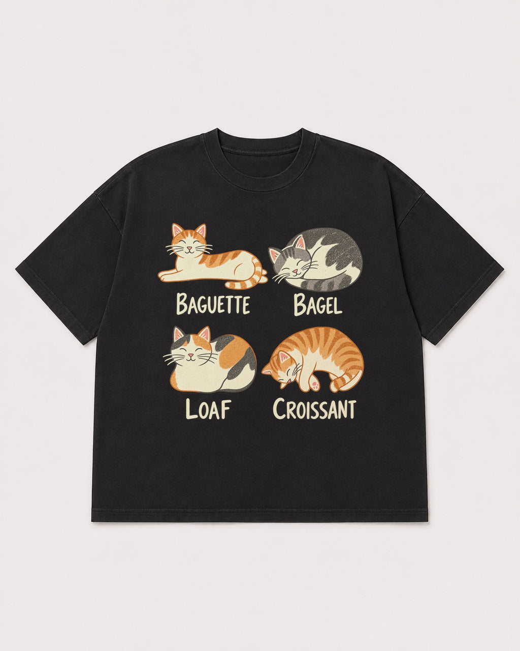Mockup Boxy Heavyweight Tee Black product