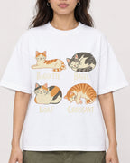 Mockup Boxy Heavyweight Tee White female close-up 02
