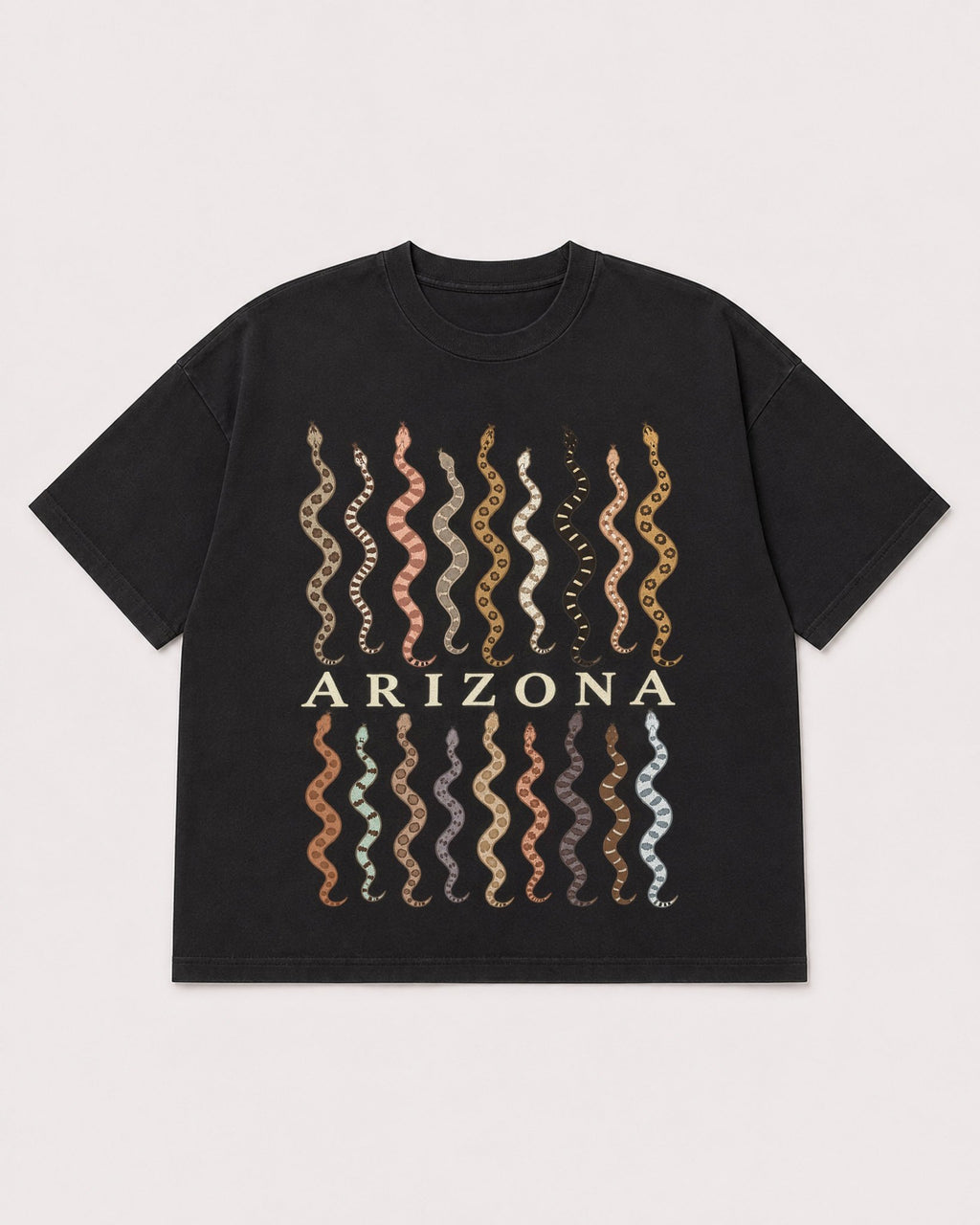 Mockup Boxy Heavyweight Tee Black product
