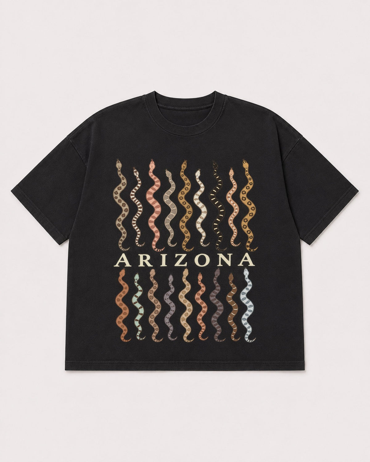 Mockup Boxy Heavyweight Tee Black product