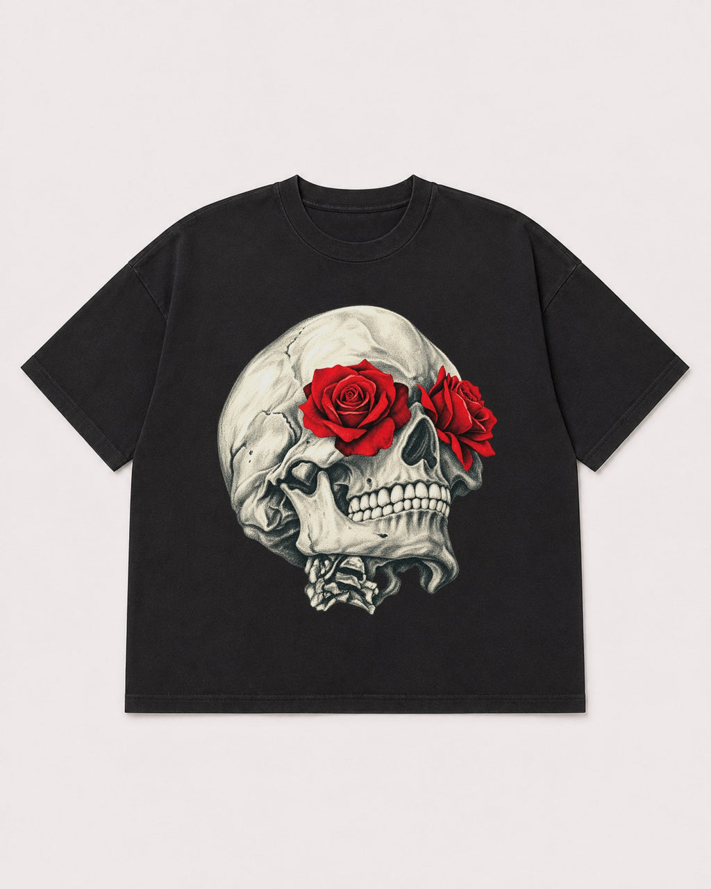Mockup Boxy Heavyweight Tee Black product