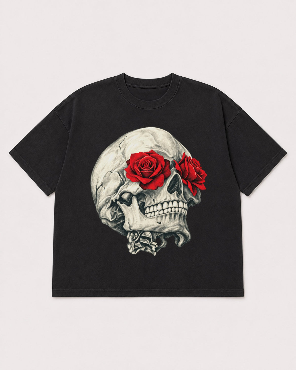 Mockup Boxy Heavyweight Tee Black product